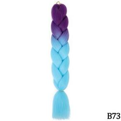 Jumbo Braid Hair Extensions, Ombre Kanekalon Synthetic Yaki Braids For Women, DIY Braiding Hair In Multiple Colors zitong a35 24inches