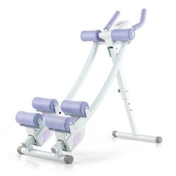 Ab Machine With LCD Monitor And Adjustable Heights, Foldable Ab Workout Trainer For Core, Home Gym, Abs, And Fitness Ab Machine With LCD Monitor And Adjustable Heights, Foldable Ab Workout Trainer For Core, Home Gym, Abs, And Fitness