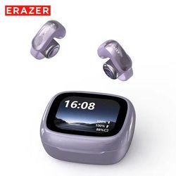 Open Ear Bluetooth Translation Earbuds With App Support Wireless Office & Travel Headset purple