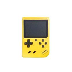 Small Game Console With Hundreds Of Games, Kids Retro Handheld, TV Output, Durable Resin Design For On the Go Fun yellow