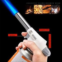Multi Purpose Butane Torch Adjustable Flame Gun For Cooking, Camping, Welding & DIY Heating Tasks Multi Purpose Butane Torch Adjustable Flame Gun For Cooking, Camping, Welding & DIY Heating Tasks