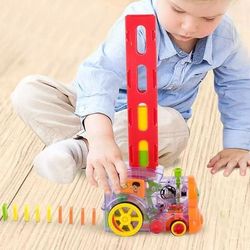 Automatic Domino Train Toy Educational & Fun Automatic Domino Train Toy Educational & Fun