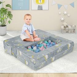Kids Play Sofa Set With Ottoman, Soft, Removable & Machine Washable Cover Space Themed Glow Kids Play Sofa Set With Ottoman, Soft, Removable & Machine Washable Cover Space Themed Glow