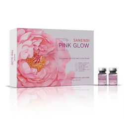 Sanendi Pink Glow PDRN Peptide Serum For Skin Brightening And Fine Line Care pink Glow