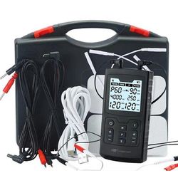 Electric Muscle Therapy Stimulator With IFT RUSS TENS EMS Modes For Full Body Physiotherapy And Pain Relief black