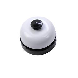 Multifunctional Hand Press Bell, Great For Noting Meals, Getting Attention & More white