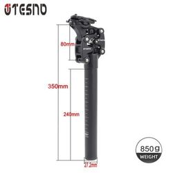 MTB Bicycle Shock Absorber Seatpost With Manual Suspension For 272 309 316mm Dropper Seat Tubes 27.2 Mm