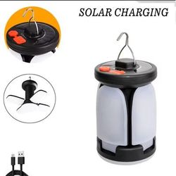 Rechargeable LED Camping Lantern With Foldable Floodlight And 3 Light Modes camping Light B