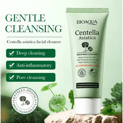 Centella Asiatica Facial Cleanser By BIOAQUA Gentle Foam Wash For Oil Control And Moisturizing Care Centella Asiatica Facial Cleanser By BIOAQUA Gentle Foam Wash For Oil Control And Moisturizing Care
