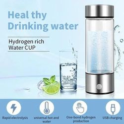Hydrogen Oxygen Water Cup Inhalation Device, Dual Chamber SPE PEM Water Bottle Ionizer For Better Health & Hydration Hydrogen Oxygen Water Cup Inhalation Device, Dual Chamber SPE PEM Water Bottle Ionizer For Better Health & Hydration