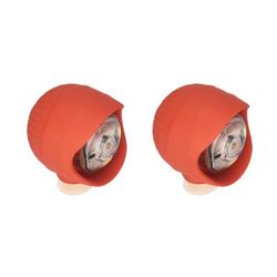 LED Shoe Charms Lights, PVC Accessories For Night Walks, Dog Walks, Safety Running, Light Modes Glowing Shoe Decoration orange
