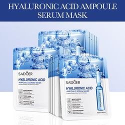 24K Gold Hyaluronic Acid Face Mask, Firming, Moisturizing & Brightening Facial Masks For Radiant Skin Care hyaluronic Acid