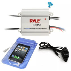 Bluetooth Ready Waterproof Marine Amplifier Kit Channel Compact Weatherproof Stereo Amp For Boat, ATV, UTV, Mobile Audio Bluetooth Ready Waterproof Marine Amplifier Kit Channel Compact Weatherproof Stereo Amp For Boat, ATV, UTV, Mobile Audio