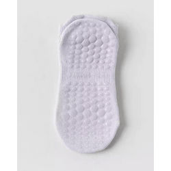 AirGrip Mesh Yoga Socks With Non Slip Sole light Purple