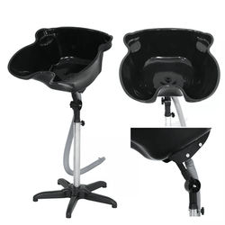 Portable Height Adjustable Shampoo Bowl With Drain Hose For Salon And Home Hair Washing Portable Height Adjustable Shampoo Bowl With Drain Hose For Salon And Home Hair Washing