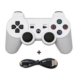 Bluetooth Wireless Gamepad Shell, EVA Hard Controller Case For PS3, PS5, Switch Pro, Xbox Series & One white