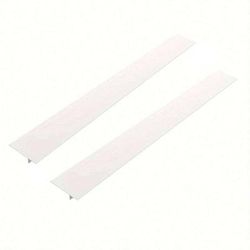 Premium Silicone Gap Strip Kitchen Gas Stove Sealing Strip For Anti Oil & Anti Stain Protection 2pcs White