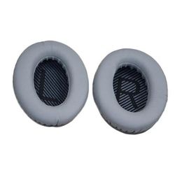High Protein Leather Replacement Ear Pads For Bose SoundTrue SoundLink Headphones, Soft & Comfortable Cushions gray Black Mat Lr