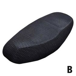 Motorcycle 3D Mesh Seat Cover, Anti Slip, Breathable Scooter & Bike Seat Cushion For Summer Comfort large