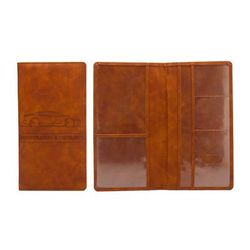 PU Leather Car Registration Insurance Holder For Men, Auto Document Organizer Bag, Driving License Cover & Credit Card brown license