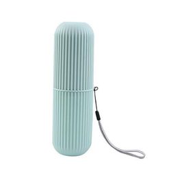 Compact Toothbrush & Toothpaste Protector, Dirt Proof Travel Case For Camping, Hiking & Daily Use green