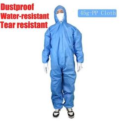 Disposable Protective Coverall Suit For Painting And Industrial Use sky Blue Pp (45g) 3xl
