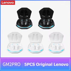 Lenovo GM2 Pro Dual Mode Bluetooth 5.3 Earbuds With HD Mic gm2pro Black2 White3
