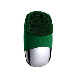 Brush Sonic Electric Facial Cleanser, Electric Face Cleansing Brush Skin Care Tools, Scrubber Massager For Radiant Skin green