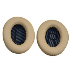 High Protein Leather Replacement Ear Pads For Bose SoundTrue SoundLink Headphones, Soft & Comfortable Cushions beige Black Mat Lr