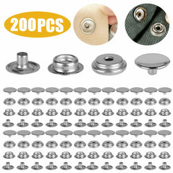 Marine Grade Stainless Steel Snap Fastener Kit For Boat Canvas, Tents, And Upholstery Marine Grade Stainless Steel Snap Fastener Kit For Boat Canvas, Tents, And Upholstery
