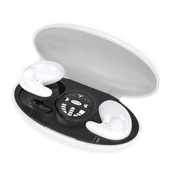 SilentFit Pro Wireless Earbuds Invisible Bluetooth 5.3 Headset With Waterproof Comfort & Crystal Mic white