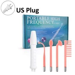 4 In 1 High Frequency Facial Therapy Wand For Acne Treatment And Skin Rejuvenation us Plug