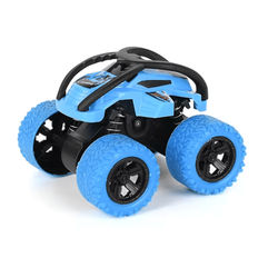 Inertial 4 Wheel Drive Off Road Stunt Car Durable 360 Climbing Toy Vehicle For Kids blue