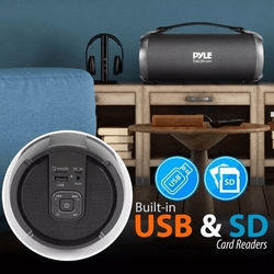 Wireless & Portable Bluetooth BoomBox Speaker System With FM Radio Wireless & Portable Bluetooth BoomBox Speaker System With FM Radio