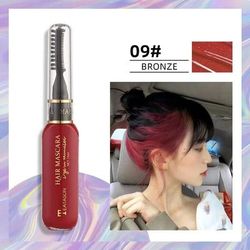Disposable Hair Color Dye, Temporary Washable Hair Coloring Cream For DIY Hairstyles Dual Purpose bronze