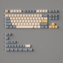 GMK Minimalist Red 140 Key Keycap Set Cherry Profile Japanese PBT Dye Sub Keycaps For MX Mechanical Keyboards side Print Sand