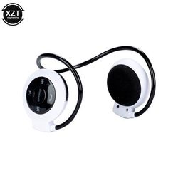 Waterproof Mini Wireless Bluetooth Headphones With Microphone, Stereo Sports Headphones, SD Card Music Player white