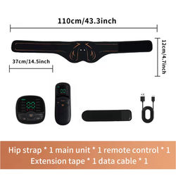 Electric Hips Trainer EMS Muscle Toner For Butt Lifting And Fat Burn orange