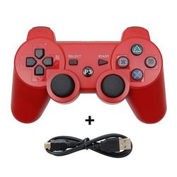 Bluetooth Wireless Gamepad Shell, EVA Hard Controller Case For PS3, PS5, Switch Pro, Xbox Series & One red
