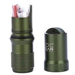 Waterproof Capsule Storage Container EDC Survival Box green