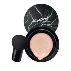Flawless CC Cream Foundation With Mushroom Air Cushion Ideal Beauty Gift For Her Natural Color