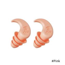 Reusable Silicone Noise Reducing Earplugs For Sleeping Swimming And Sound Protection pink