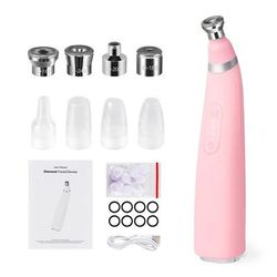 Diamond Microdermabrasion Machine For Deep Facial Exfoliation And Skin Cleansing At Home pink