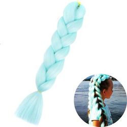 Jumbo Braid Hair Extensions, Ombre Kanekalon Synthetic Yaki Braids For Women, DIY Braiding Hair In Multiple Colors zitong a25 24inches