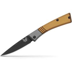 Benchmade Successor Folding Knife 2.56in M390 Stainless Steel Drop-Point 6061-T6 Aluminum Ash Gray/ Black 315BK-01
