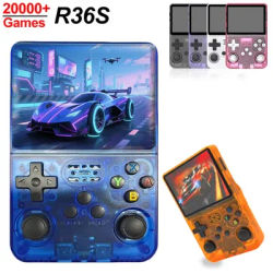 ARKOS R36S 128G Retro Handheld Game Console Classic Games Linux System 3.5 Inch IPS Screen Portable Gaming Video Players
