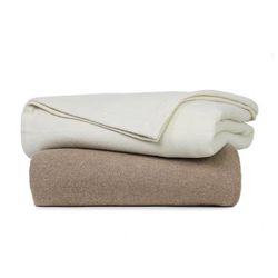 Cashmere Lambswool Blanket - Ivory, Queen - Frontgate