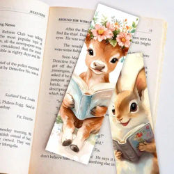 32pcs, Q-version animal collection bookmarks, suitable for teachers, readers and book lovers, birthday gift