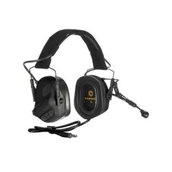 Earmor ElectronicHeadset Communication w/ Gel Earpads & Nexus TP-120 Cable 22dB Tactical Black M32-BK PLUS
