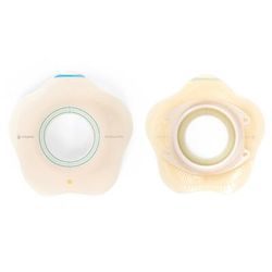 SenSura Mio Convex Flip Ostomy Barrier Precut, Extended Wear Elastic Adhesive 70 mm Flange Yellow Code System 2 Inch Opening (1124348_BX)